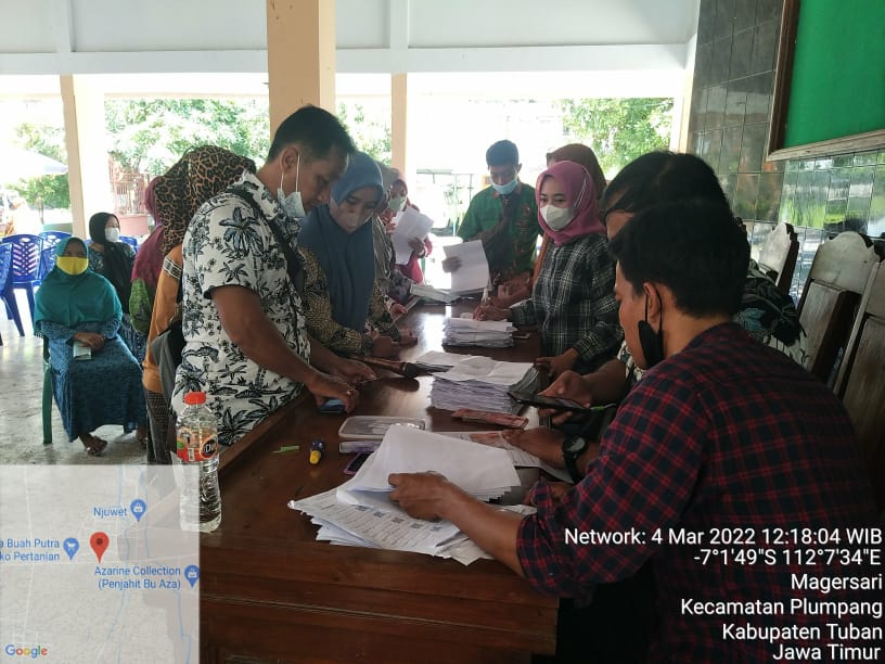 Pembagian BPNT dibarengi dengan Vaksin 