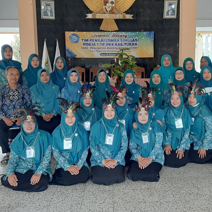 Lomba Simulasi Pokja 01 PKK Desa Magersari