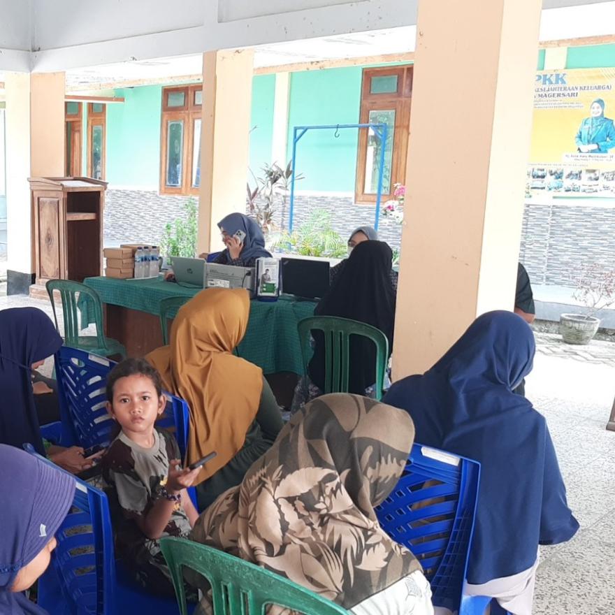 PELAYANAN BPJS KELILING DI MAGERSARI